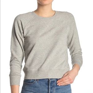 Crew Neck Raglan Sleeve Sweatshirt